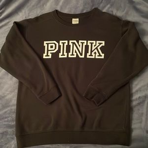 PINK by VS black pullover sweatshirt, Size S